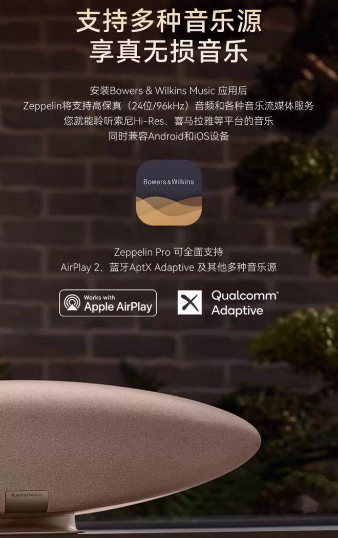 艇 Zeppelin Pro 无线元爱游戏app体育宝华 韦健第六代飞(图3)